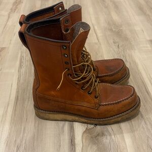 Men's Brown Leather Boots